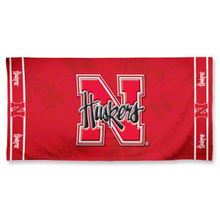 Nebraska Cornhuskers Beach Towel 30x60 Fiber Reactive 