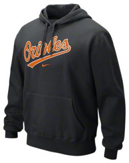 Baltimore Orioles Black Nike Classic Pullover Hooded Sweatshirt 