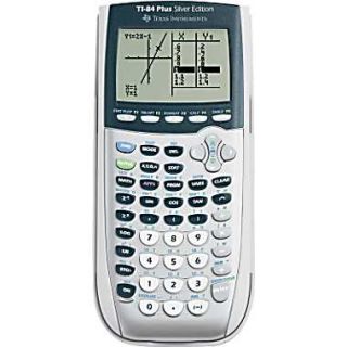 Texas Instruments TI 84 Plus Silver Edition Graphing Calculator 