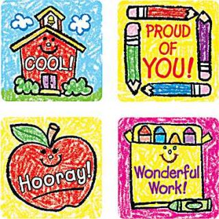 Carson Dellosa School Days Kid Drawn Motivational Stickers  Staples 