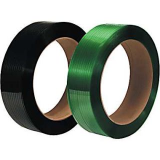 Staples Smooth Green Polyester Strappings   16 x 6 Core  