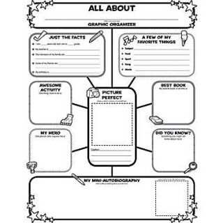 Graphic Organizer Posters All About Me Web  