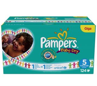 PAMPERS Baby Dry Nappies (size 5 11 25 kg)   1 Giga Box containing 