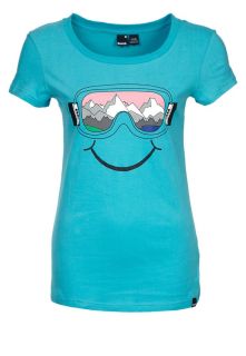 Bench SMILEY   T Shirt print   türkis   Zalando.de