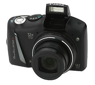 Canon PowerShot 14MP 12x Zoom Image Stabilize Digital Camera w 