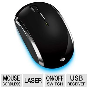 Microsoft Wireless Mobile Mouse 6000 with BlueTrack Technology at 