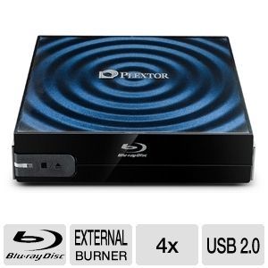 Plextor PX B120U 4X External Blu Ray Disc Player   BD Media 4X Max 