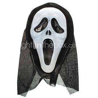Halloween Party schreien Geist Maske mit Kopftuch   USD $ 24.92