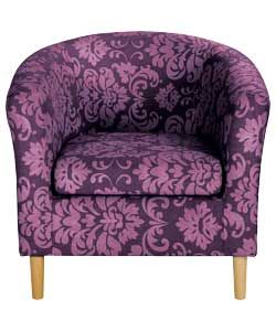 Buy Evie Tub Chair   Aubergine at Argos.co.uk   Your Online Shop for 