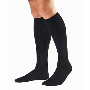 Buy Jobst SupportWear Mens Dress Knee High Socks, Black, Extra Large 