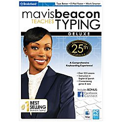 Mavis Beacon Teaches Typing® Deluxe, 25th Anniversary Edition, For PC 