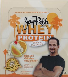 Jay Robb Whey Protein Powder Tropical Dreamsicle    12 Packets 