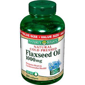 Buy Natures Bounty Organic Flaxseed Oil, 1000 mg & More  drugstore 