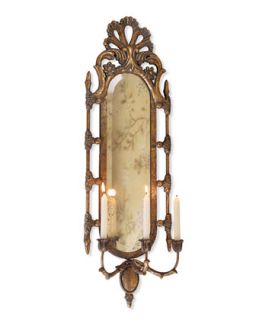 Mirrored Candle Sconce   The Horchow Collection