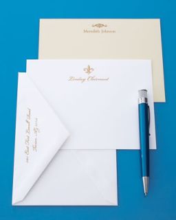 Carlson Craft Gold Motif Cards & Envelopes   The Horchow Collection
