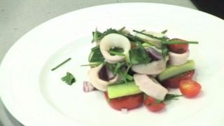 Jason Atherton How to Make a Herby Squid Salad Light Lunch