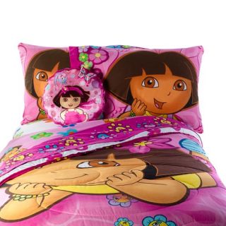 Nickelodeon Dora Flower Patch Bedding Collection   Bed & Bath 