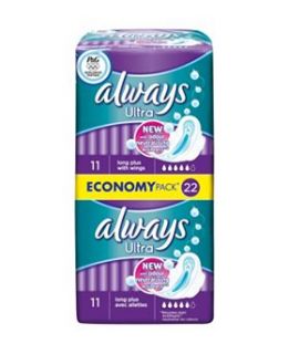 Always Ultra Duo long plus wings economy pack 22   Boots