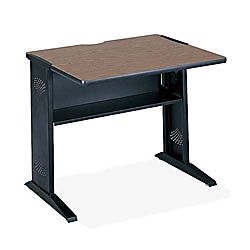 Safco® Reversible Top Computer Desk, 30H x 35 1/2W x 28D, Mahogany 
