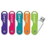 Lexar™ JumpDrive® TwistTurn USB Flash Drive, 8GB, Assorted Colors 