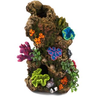    Fish Decorations Top Fin® Coral with Plants Aquarium 