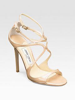 Jimmy Choo   Lance Strappy Patent Leather Sandals
