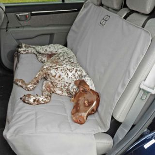 Home Dog Travel & Outdoors Motor Trend Rear Car Seat Protector in Gray