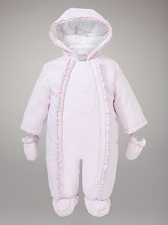 Buy John Lewis Baby Snowsuit, Pale Pink online at JohnLewis   John 