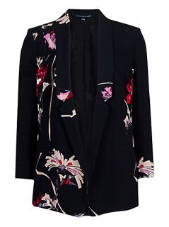 Buy French Connection Anya Flower Jacket, Black online at JohnLewis 