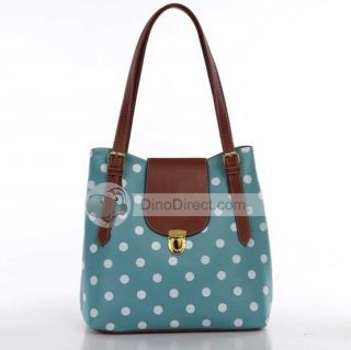 Wholesale ABAY PU Polka Dots Printing Women Handbag   