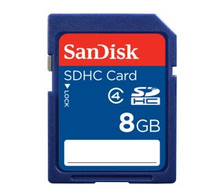 SANDISK Class 4 SDHC Memory Card   8GB Deals  Pcworld