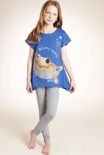 Older Girls Boofle Wakey Wakey Sleep Pyjamas   Marks & Spencer 