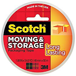 Scotch® 3650 BD Mailing and Storage Tape With Dispenser, 1 7/8 x 54 