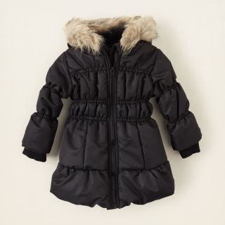 baby girl   faux fur puffer coat  Childrens Clothing  Kids Clothes 