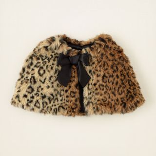 baby girl   outfits   holiday sale   faux fur leopard cape  Children 