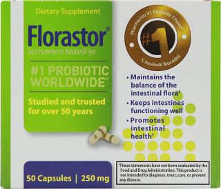 Biocodex Florastor® Probiotic    250 mg   50 Capsules   Vitacost 