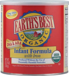 Earths Best Organic Infant Formula with Iron    23.2 oz   Vitacost 