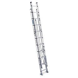 WERNER Extension Ladder, 1500 2, H 24 Ft   Extension Ladders   4XN91 