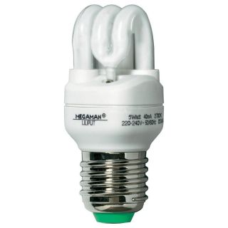 Megaman MEGAMAN ESL Liliput 5W E27/827 Energiesparlampe E27 5 W Warm 