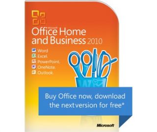 Buy and  Office Home and Business 2010, create reports 
