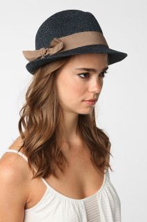 Pins and Needles Frayed Bow Fedora   Urban Outfitters