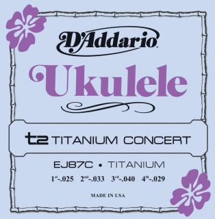 Addario EJ87C Titanium Concert Ukulele Strings  Musicians Friend