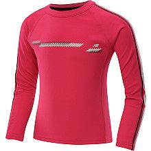 NEW BALANCE Girls Printed Tech Long Sleeve Shirt   SportsAuthority 