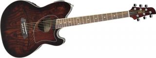 Ibanez Talman TCM50 Cutaway Acoustic Electric Guitar Vintage Brown 