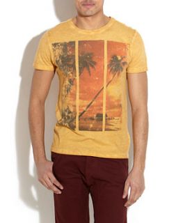 Yellow (Yellow) Yellow Sunset Beach T Shirt  248115485  New Look