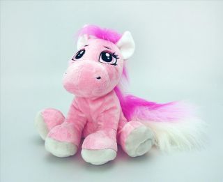 Söt rosa ponny Ponytails Candy ) gosedjur, mjukisdjur, häst,