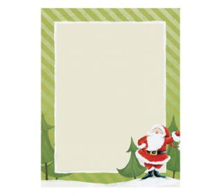 Just Print Jolly Santa Claus Letterhead, 80 pk