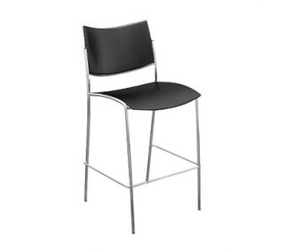 Mayline Escalate Stackable Stool, 2/pk, Black