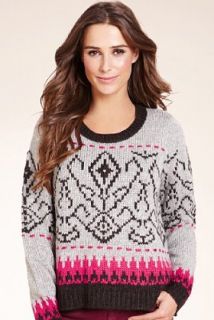 Indigo Collection Abstract Print Jumper with Wool   Marks & Spencer 
