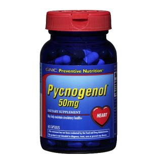 GNC Preventive Nutrition® Pycnogenol® 50mg   GNC PREVENTIVE 